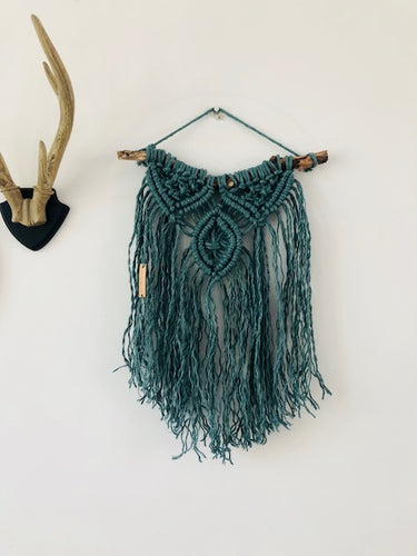 Noma macramé wandhanger zeegroen