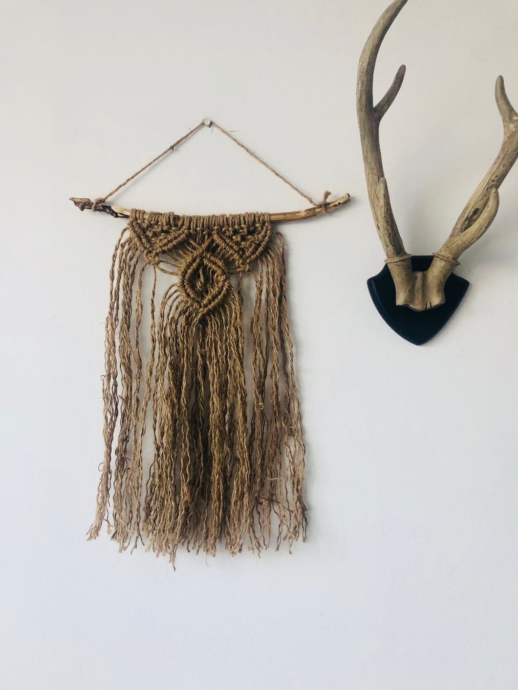 Noma macramé wandhanger camel