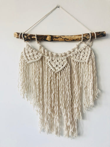 Noma macramé wandhanger ecru S